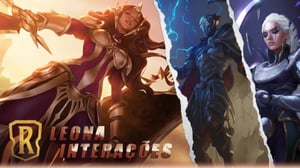 This is the Avatar Image for the Leona, a Alvorada Radiante (Legends of Runeterra)(AngElica Borges) AI Voice and Text to Speech Generator